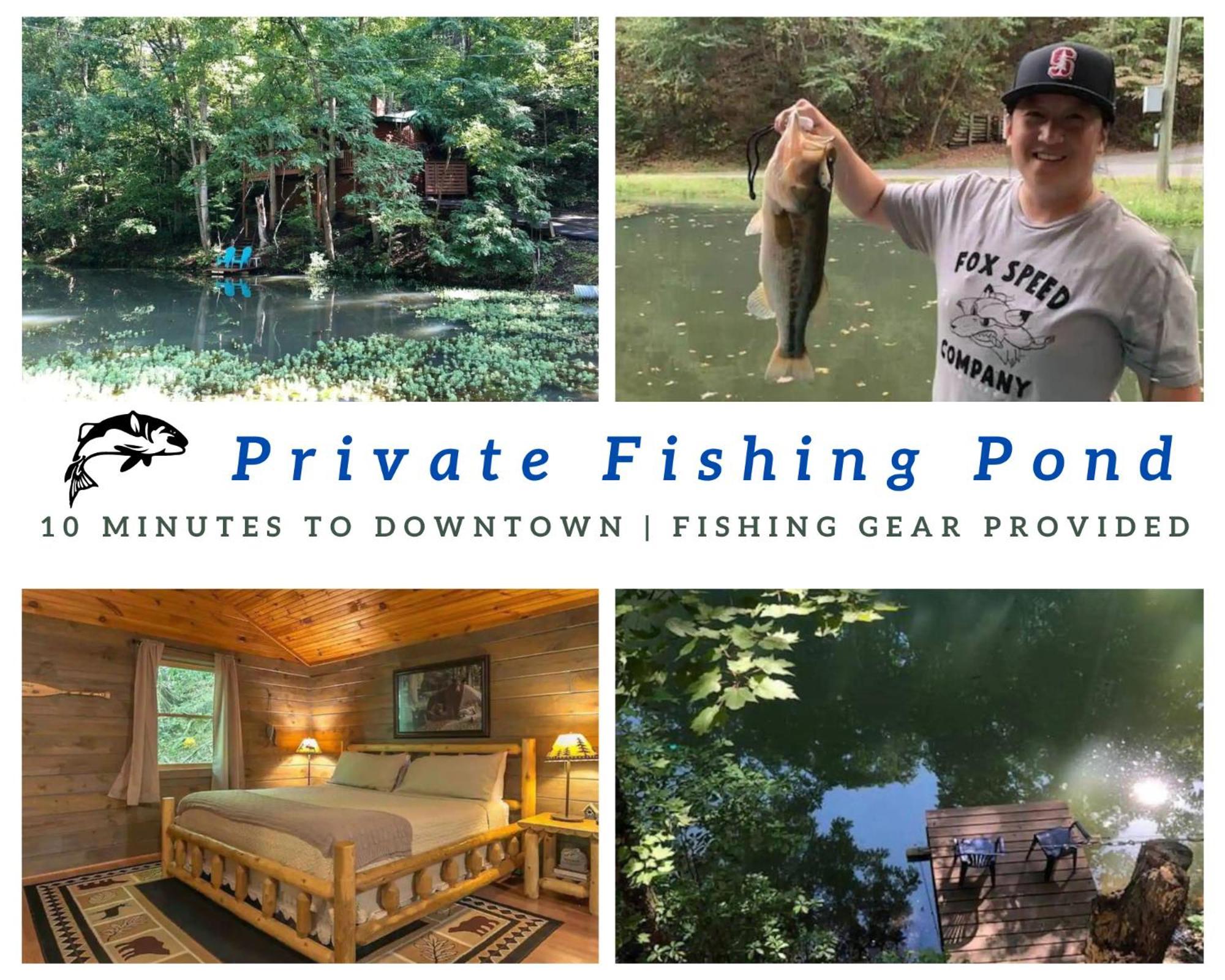 The Fishing Hole Cabin - Sage Vacations แกตลิงเบิร์ก ภายนอก รูปภาพ